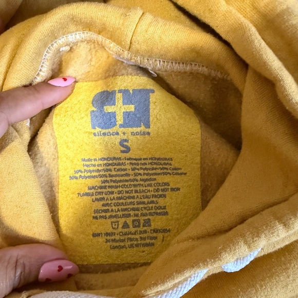 Silence + Noise Mustard Hoodie - Picture 2 of 5